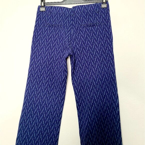 Betabrand Blue Chevron Pant - Picture 2 of 5